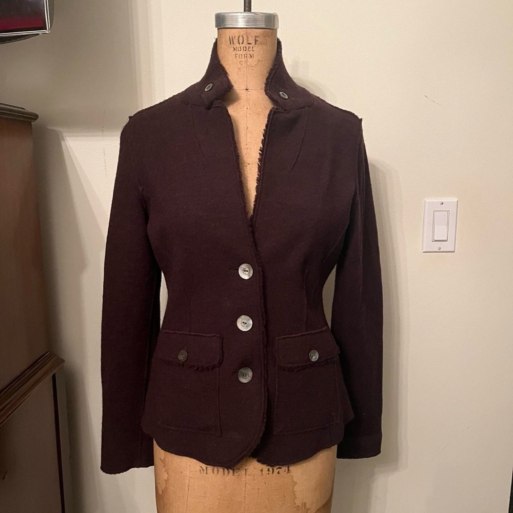 Eileen Fisher Dark Brown Women's Blazer